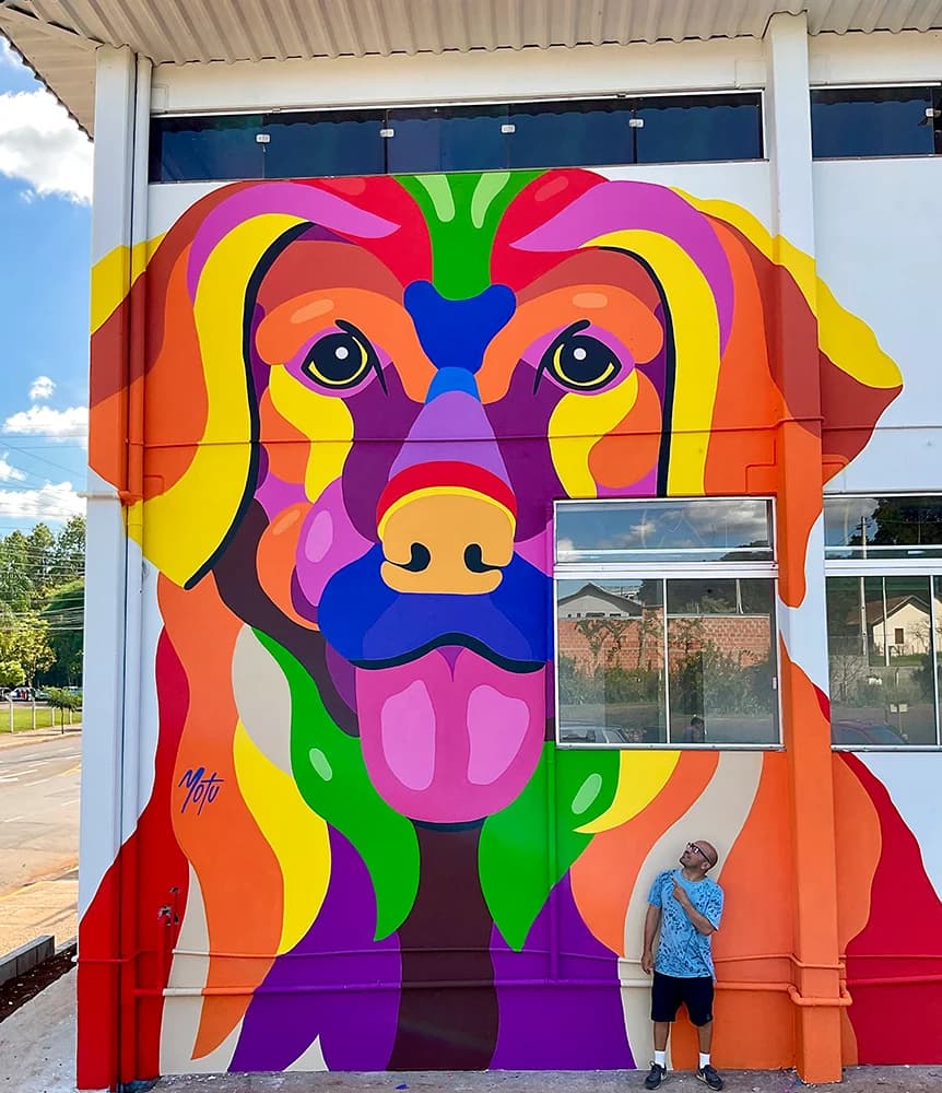 Animed em Panambi, RS · mural que pintei