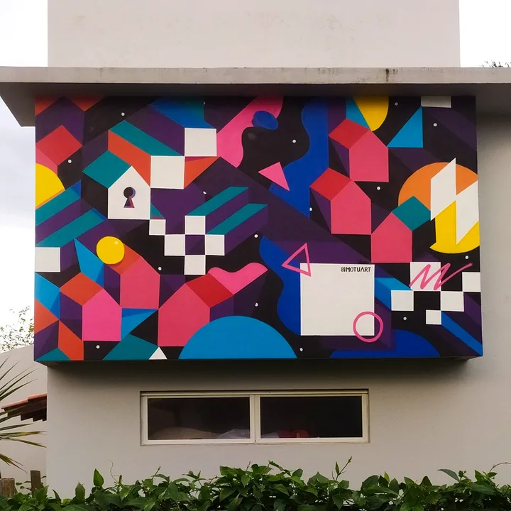 Ocean Riders em Florianópolis · mural que pintei