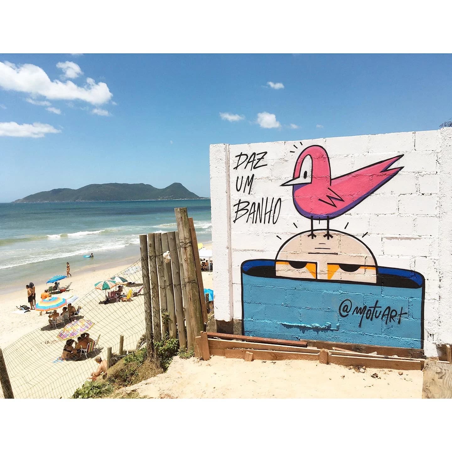 Toca da Coruja em Florianópolis, SC · mural que pintei