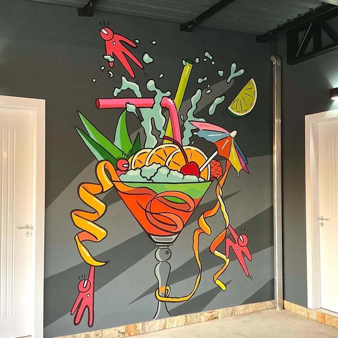 Wunder Park em Pomerode, SC · mural que pintei