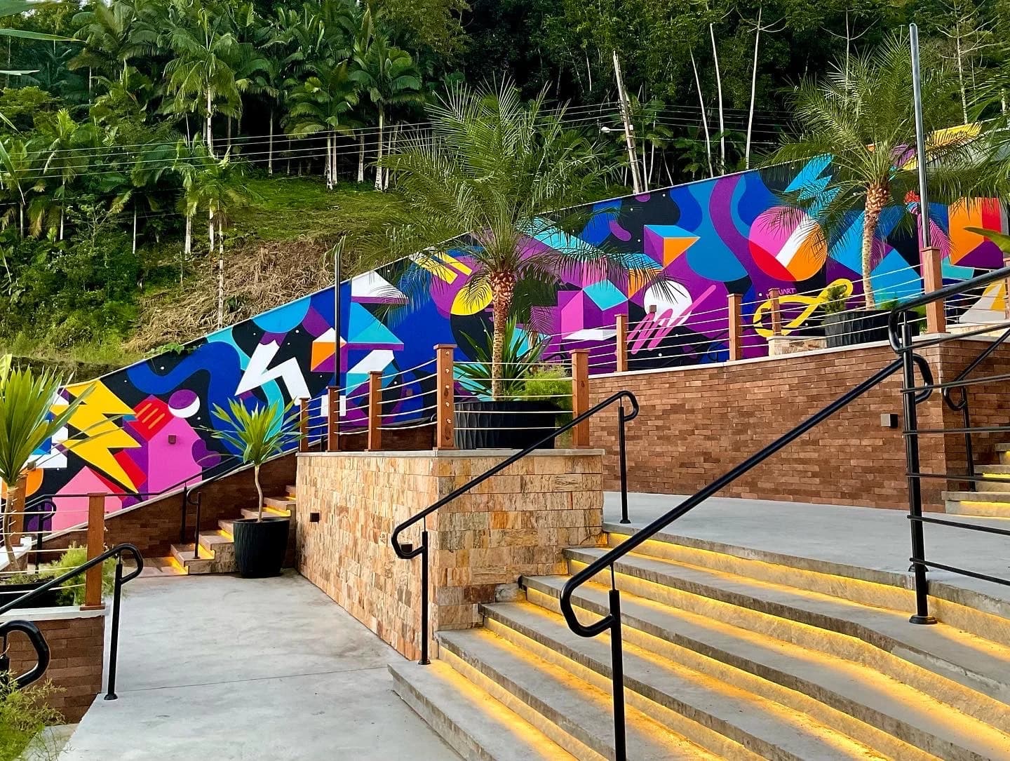 Wunder Park em Pomerode, SC · mural que pintei